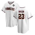 Arizona Diamondbacks #23 Zac Gallen White 2023 World Series Cool Base Stitched Baseball Jersey