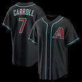 Arizona Diamondbacks #7 Corbin Carroll Black Alternate Replica Baseball Jersey