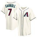 Arizona Diamondbacks #7 Corbin Carroll Cream Home Replica Baseball Jersey