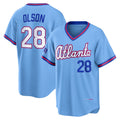 Atlanta Braves #28 Matt Olson Powder Blue 2026 City Connect Stadium Baseball Jersey