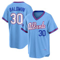 Atlanta Braves #30 Drake Baldwin Powder Blue 2026 City Connect Stadium Baseball Jersey