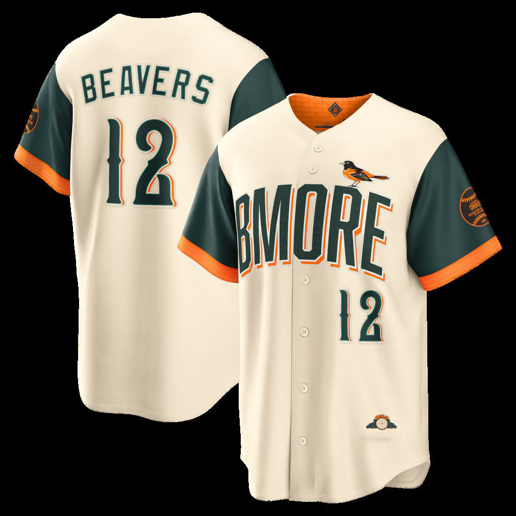 Baltimore Orioles #12 Dylan Beavers Natural 2026 City Connect Stadium Baseball Jersey