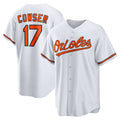 Baltimore Orioles #17 Colton Cowser White Home Replica Baseball Jersey