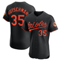 Baltimore Orioles #35 Adley Rutschman Black Alternate Elite Baseball Jersey