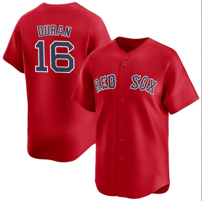 Boston Red Sox #16 Jarren Duran Red 2024 Alternate Limited Stitched Baseball Jersey