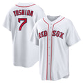 Boston Red Sox #7 Masataka Yoshida White Replica Player Baseball Jersey