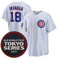 Chicago Cubs #18 Shōta Imanaga White 2025 World Tour Tokyo Series Home Stitched Baseball Jersey