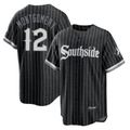Chicago White Sox #12 Colson Montgomery City Connect Cool Base Stitched Baseball Jersey