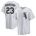 Chicago White Sox #23 Andrew Benintendi White-Black Home Official Player Baseball Jersey
