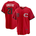 Cincinnati Reds #21 Hunter Greene Red 2026 City Connect Stadium Baseball Jersey