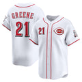 Cincinnati Reds #21 Hunter Greene White Home Limited Player Baseball Jersey