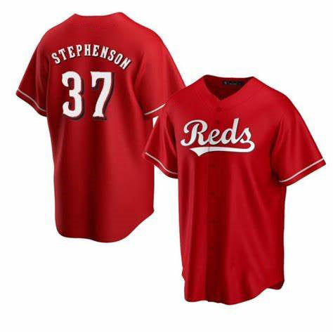 incinnati Reds #37 Tyler Stephenson Red Cool Baseball Jersey