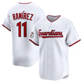 Cleveland Guardians #11 José Ramírez White Home Limited Player Baseball Jersey