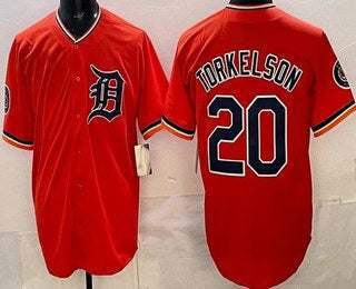 Detroit Tigers #20 Spencer Torkelson Orange Limited Baseball Jersey