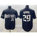 Detroit Tigers #29 Tarik Skubal Black 'Motor Gothic Edition' Vapor Premier Limited Stitched Baseball Jersey