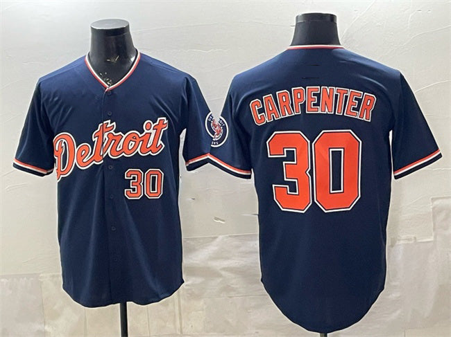 Detroit Tigers #30 Kerry Carpenter Navy 2026 Alternate Vapor Premier Limited Stitched Baseball Jersey