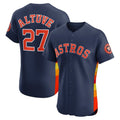 Houston Astros #27 Jose Altuve Navy Alternate 2 Elite Player Baseball Jersey