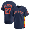 Houston Astros #27 Jose Altuve Navy Alternate Limited Player Baseball Jersey
