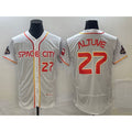 Houston Astros #27 Jose Altuve Number White 2023 City Connect Flex Base Stitched Baseball Jersey