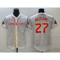 Houston Astros #27 Jose Altuve Number White 2023 City Connect Flex Base Stitched Baseball Jersey