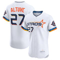 Houston Astros #27 Jose Altuve White 2025 City Connect Elite Player Baseball Jersey