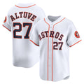 Houston Astros #27 Jose Altuve White Home Limited Player Baseball Jersey