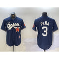 Houston Astros #3 Jeremy Pena Black Cactus Jack Vapor Premier Stitched Baseball Jersey