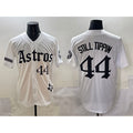 Houston Astros #44 Still Tippin White Gothic 'Houston Born Barrio Raised' Limited Stitched Baseball Jersey
