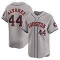 Houston Astros #44 Yordan Alvarez Gray Away Limited Player Baseball Jersey