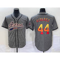Houston Astros #44 Yordan Alvarez Grey Gridiron Cool Base Stitched Baseball Jersey