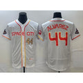 Houston Astros #44 Yordan Alvarez Number White 2023 City Connect Flex Base Stitched Baseball Jersey