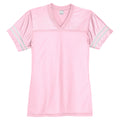 Sport-Tek Women's Light Pink/ White PosiCharge Replica Jersey
