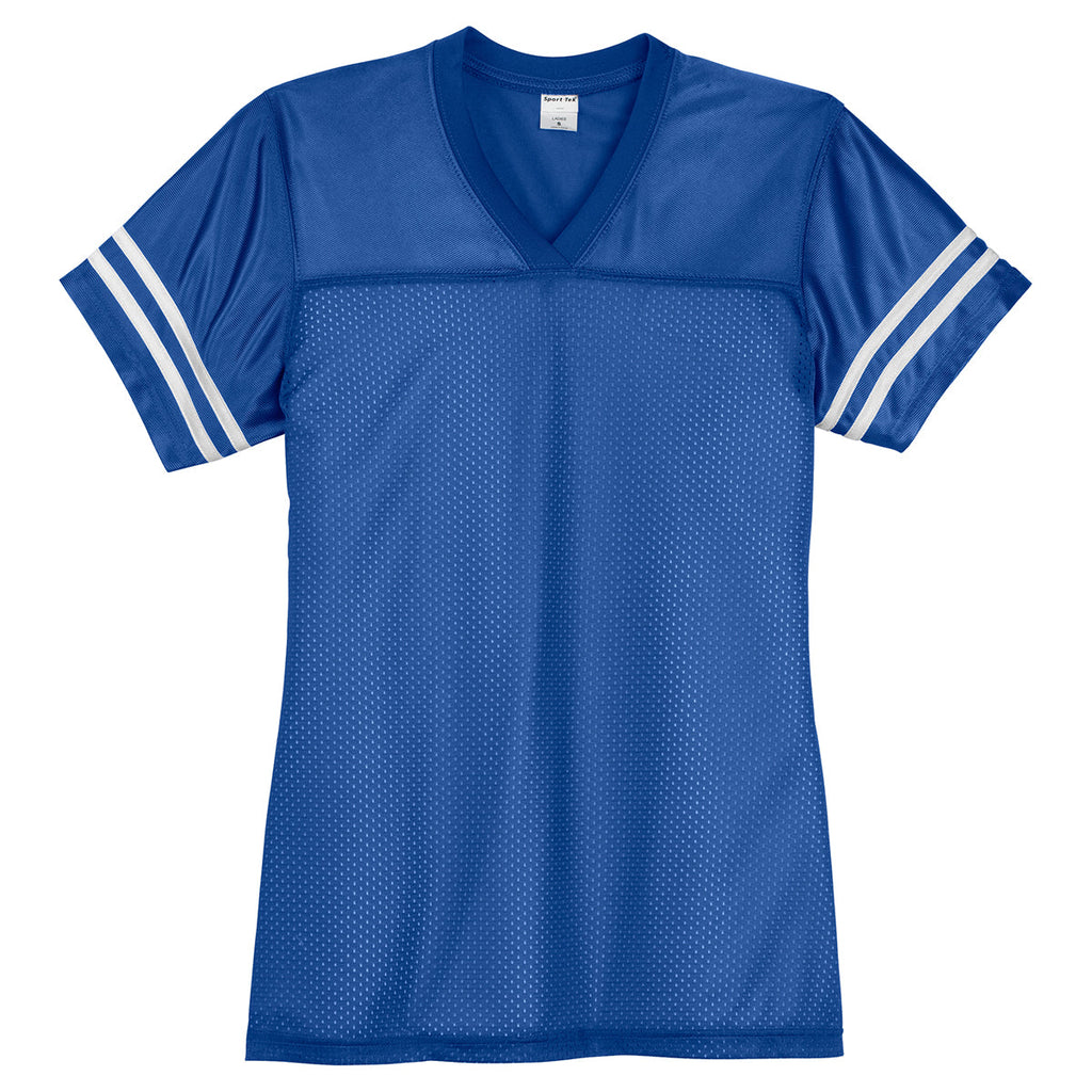 Sport-Tek Women's True Royal/ White PosiCharge Replica Jersey