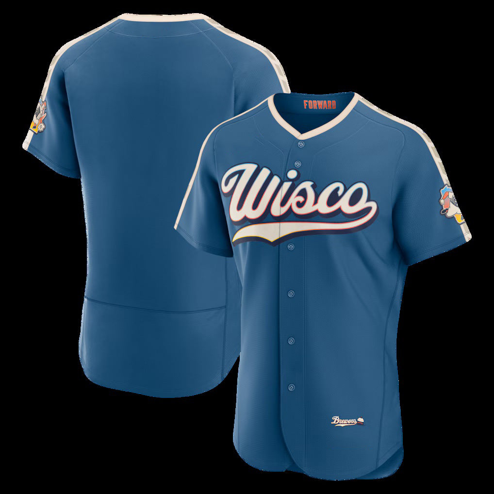 Milwaukee Brewers Mineral Blue 2026 City Connect Authentic Baseball Jersey