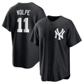 New York Yankees #11 Anthony Volpe Black Fashion Replica Player Baseball Jersey