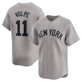New York Yankees #11 Anthony Volpe Gray Away Limited Player Baseball Jersey