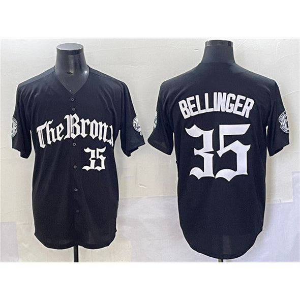 New York Yankees #35 Cody Bellinger Black 'Gothic Legacy Edition' Vapor Premier Limited Stitched Baseball Jersey
