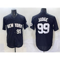New York Yankees #99 Aaron Judge Black Limited Stitched Baseball Jersey