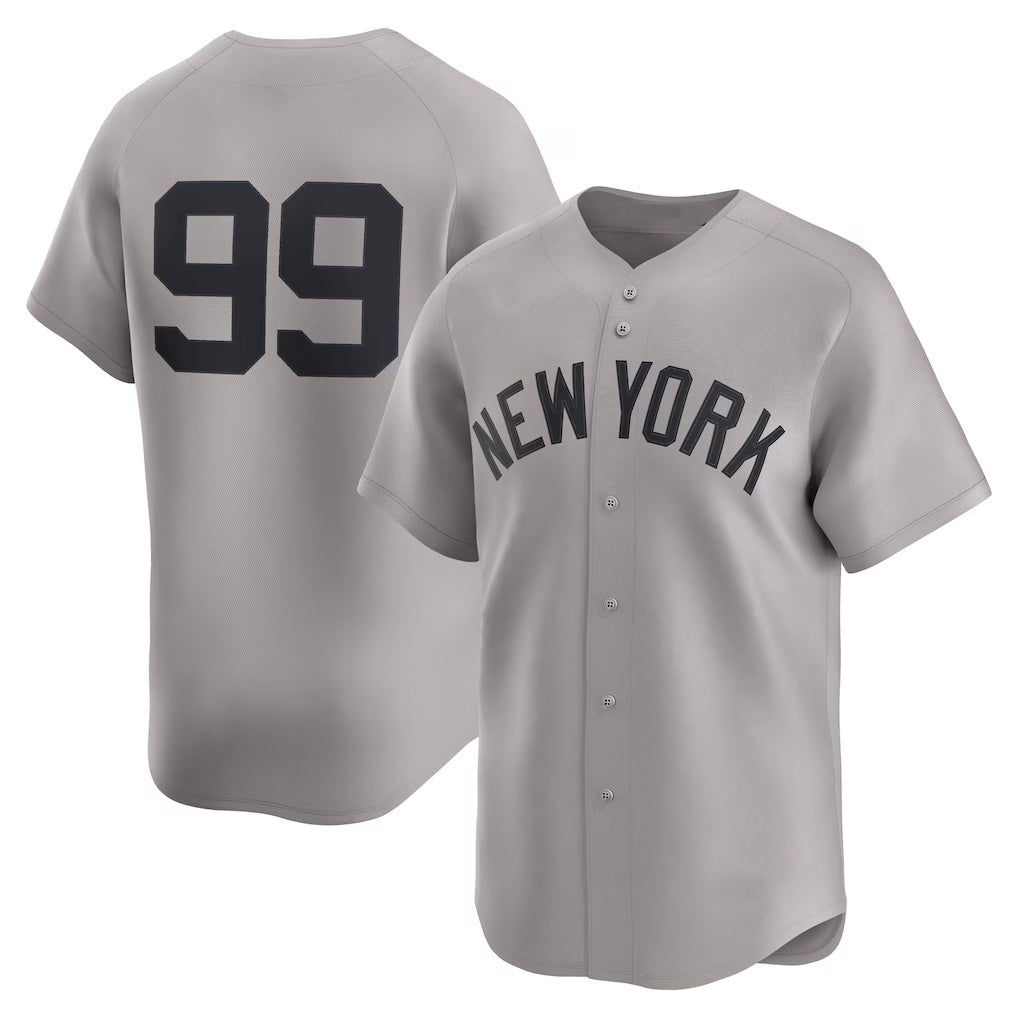 New York Yankees #99 Aaron Judge Gray Road Limited Player Baseball Jersey