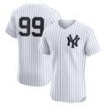 New York Yankees #99 Aaron Judge White Home Elite Player Baseball Jersey