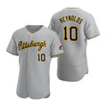 Pittsburgh Pirates #10 Bryan Reynolds Gray Road Flex Baseball Jersey
