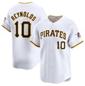 Pittsburgh Pirates #10 Bryan Reynolds White Home Limited Stitched Baseball Jersey