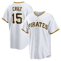 Pittsburgh Pirates #15 Oneil Cruz White Home Replica Baseball Jersey
