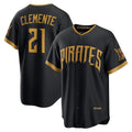 Pittsburgh Pirates #21 Roberto Clemente Black 2026 City Connect Stadium Baseball Jersey