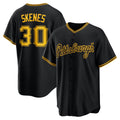 Pittsburgh Pirates #30 Paul Skenes Black Alternate 2 Replica Baseball Jersey