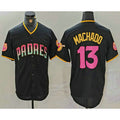 San Diego Padres #13 Manny Machado Black 20th Anniversary Cool Base Stitched Baseball Jersey