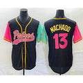 San Diego Padres #13 Manny Machado Black NEW 2023 City Connect Cool Base Stitched Baseball Jersey