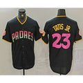 San Diego Padres #23 Fernando Tatis Jr Black 20th Anniversary Cool Base Stitched Baseball Jersey