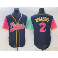 San Diego Padres #2 Xander Bogaerts Brack NEW 2023 City Connect Cool Base Stitched Baseball Jersey
