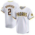 San Diego Padres #2 Xander Bogaerts White Home Limited Player Baseball Jersey